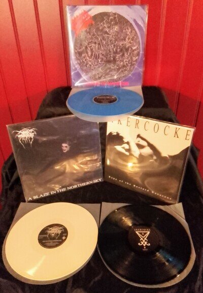 Morbid Angel/Dark Throne/Akercocke Vinyl LP Bundle (Earache/Peaceville)