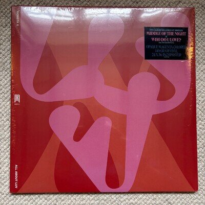Monsta X All About Luv 140g Limited Edition Magenta Vinyl (2020) New Sealed NR