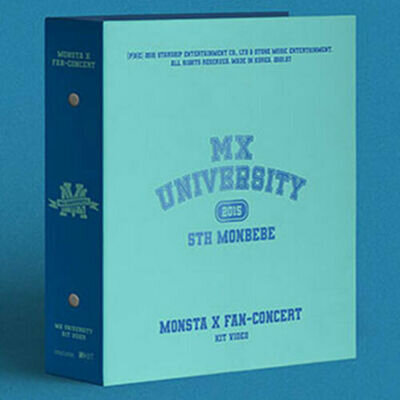 MONSTA X 2021 FAN-CONCERT MX UNIVERSITY KIT VIDEO+6 Post Card+9 Photo+Poster+etc