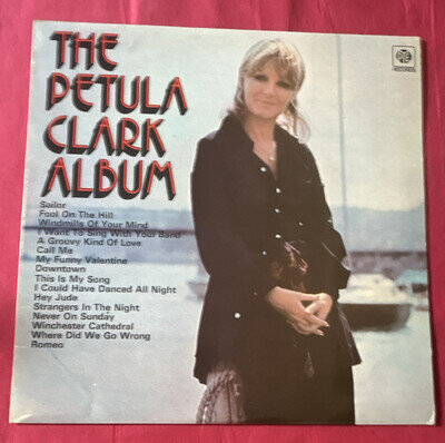 Petula Clark – The Petula Clark Album 12" Black Vinyl LP Stereo 33 RPM PET 1