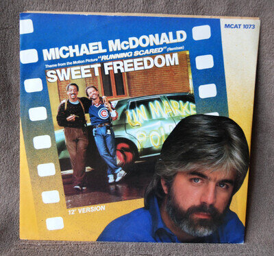 Michael McDonald 'Sweet Freedom' 12" Vinyl Single 45rpm, MCAT 1073, USED VGC