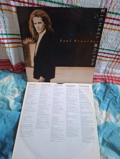 MICHAEL BOLTON - Soul Provider 1989 1st Press EUROPE LP EXCELLENT CONDITION