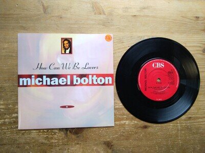 Michael Bolton How Can We Be Lovers / Hunger EX 7" Single Vinyl Record 655918