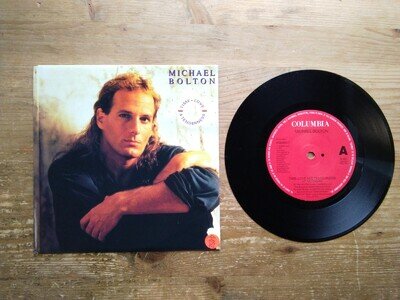 Michael Bolton Time Love & Tenderness Excellent 7" Single Vinyl Record 656989