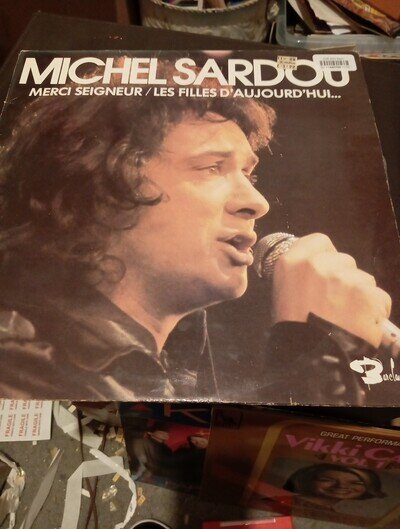 Michel Sardou Merci Seigneur.. Barclay 1977 Mono /Stereo.. French Press EX/VG+