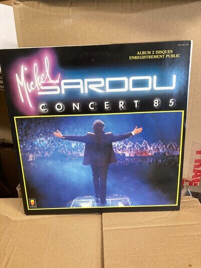 MICHEL SARDOU CONCERT 85, 2 x VINYL LP, 310193/194, EX