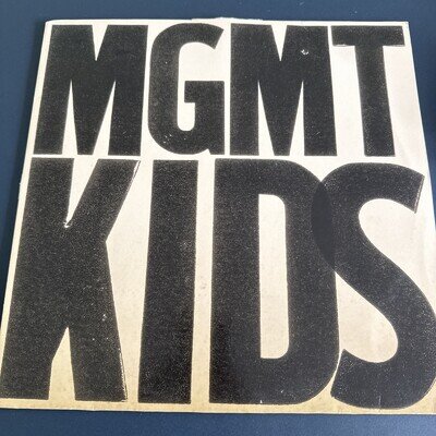 MGMT Kids 12" Vinyl Record Single Soulwax Remix