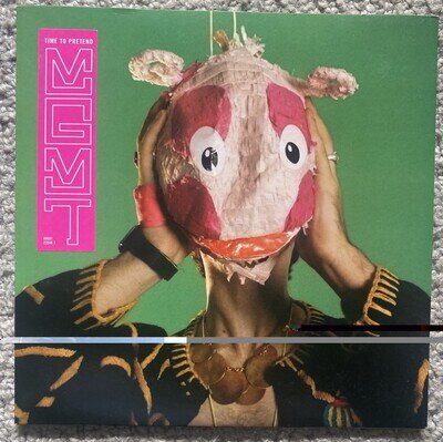 MGMT Time to Pretend 7" White Vinyl Single 2008 Indie Disco Electro Pop Sleaze