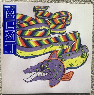 MGMT Electric Feel 7" Vinyl Single 2008 Purple Indie Disco Electro Pop Sleaze