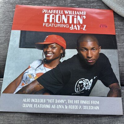 Pharrell Williams featuring Jay Z – Frontin' - 12" Vinyl 2003 Hip Hop - Ex con