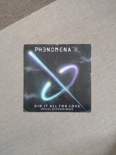 PHENOMENA II - Did It All For Love - 1987 UK 2-track 12" vinyl single