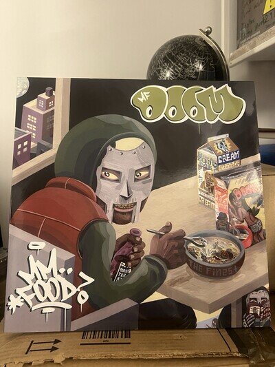 MF DOOM MM. Food, Pink And Green Vinyl Rerelease Limited Edition 2LP 12”