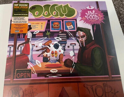 MF Doom – MM Food Double Vinyl LP Purple, Pink & Blue Sweetart Marble Sealed