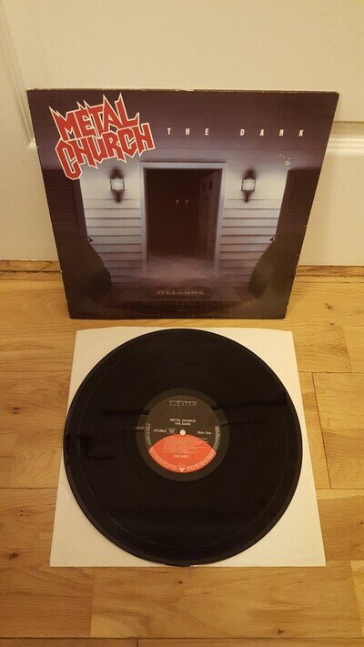 METAL CHURCH THE DARK VINYL LP ALBUM 960 493-1 ELEKTRA 1986