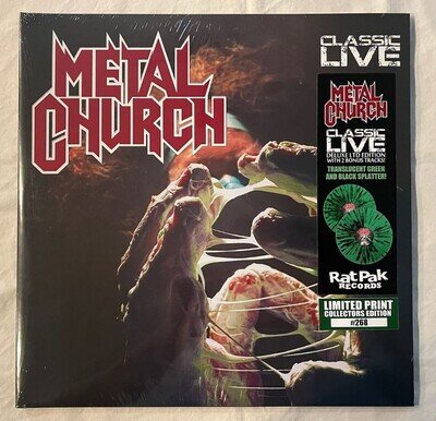 Metal Church - Classic Live (Ltd Green & Black Splatter 2LP - #268 Of 300) NEW