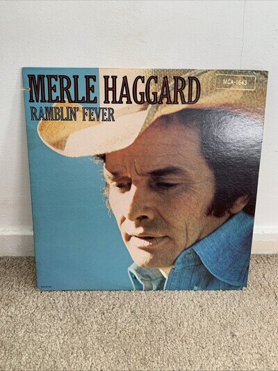 Merle Haggard - Ramblin’ Fever 12” Vinyl Record Album Used LP