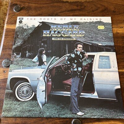 Merle Haggard and the Strangers Roots of My Raising LP vinyl UK Capitol 1976 LP