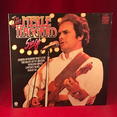 MERLE HAGGARD The Great Merle Haggard Sings 1978 UK Vinyl LP record