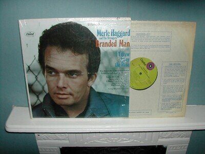 Merle Haggard and The Strangers-Branded man LP USA issue