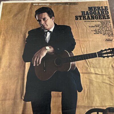 Merle Haggard Strangers Capitol ST-2373 Vinyl LP Album Record
