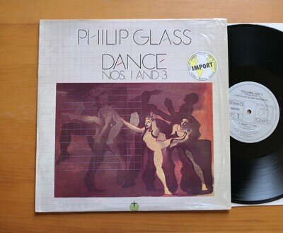 202 834 Philip Glass Dance Nos. 1 and 3 NEAR MINT Tomato Records France 1980