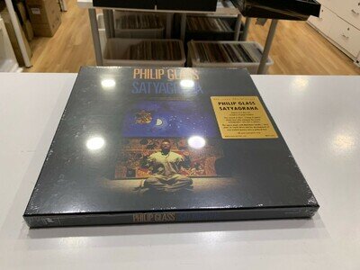 Philip Glass Satyagraha Deluxe 3 LP Box + 24 Page Booklet Mobile 2020