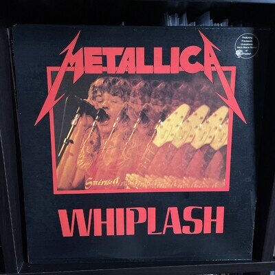 Metallica - Whiplash - Original US Import EP Neck Brace Remix VG+ RARE 12 inch
