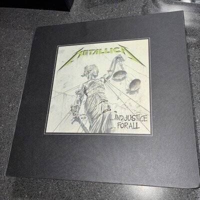 READ! Metallica Justice For All CD & Vinyl Deluxe Box Set Incomplete