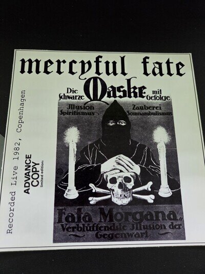 Mercyful Fate Die Schwarze Maske Mit Gefolge 7" Single Red/brown vinyl. Limited!