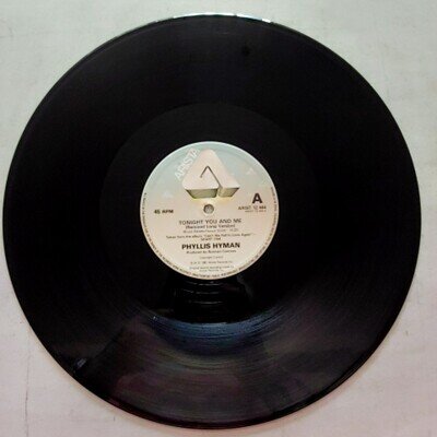 Phyllis Hyman Tonight You And Me 1981 Single Black Vinyl Record Arista 12 Inch