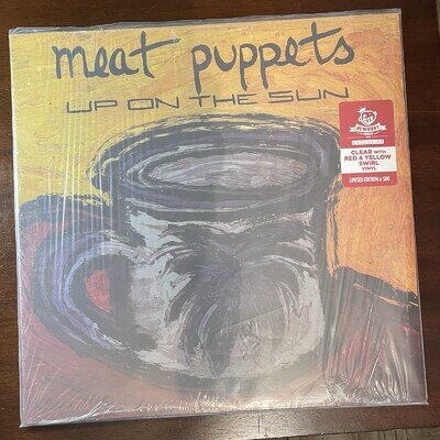 Meat Puppets Up On The Sun Red & Yellow Swirl Clear Vinyl Newbury 500 Ltd