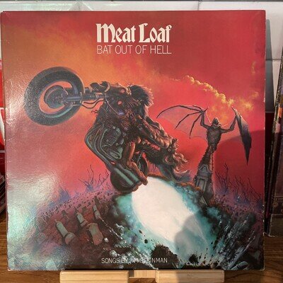 Meat Loaf Bat Out Of Hell LP Vinyl Early Pressing A3/B2 Matrix