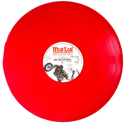 EX/EX Meat Loaf Bat Out Of Hell 12" Red Vinyl Disc