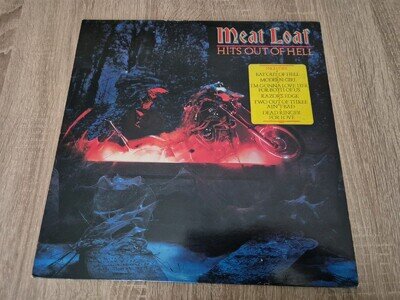 MEAT LOAF " HITS OUT OF HELL " 12" VINYL RECORD