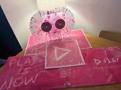 Ed Sheeran - Play Limited deluxe edition rare clear &pink Splatter Vinyl nr mint
