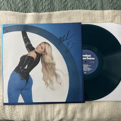 Meghan Trainor : Timeless VINYL 12" Webstore Blue Vinyl (Limited Edition) SIGNED