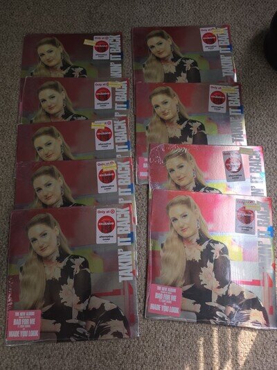 Meghan Trainor Takin It Back Vinyl SEALED Exclusive Cover Lot of 9