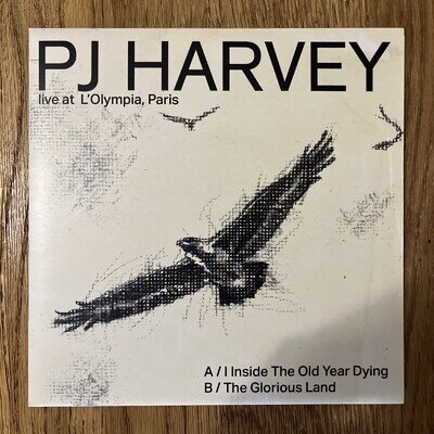 PJ HARVEY live at L'Olympia Paris WAR CHILD 7” GREY vinyl - Friendly Records