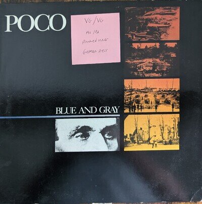 Poco Blue And Gray Vinyl Record VG/VG 203673 1981 1st Press
