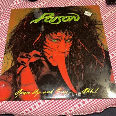 Poison Lp Og Press Sealed Rare Discontinued Cover !