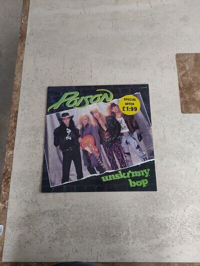 Poison - Unskinny Bop. EX-/VG+ 12" Four Track Maxi Single. 1990. 12CL582.