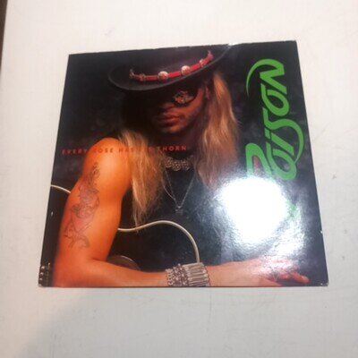Poison Every Rose Has Its Thorn 1988 Single Capitol Records Rock Vinyl 7 Inch
