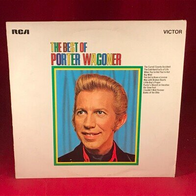 PORTER WAGONER The Best Of Porter Wagoner 1970 UK Vinyl LP compilation RCA