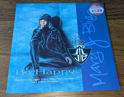 Mary J. Blige Be Happy 12 inch single vgc+ play tested vinyl 1994 MCA Records