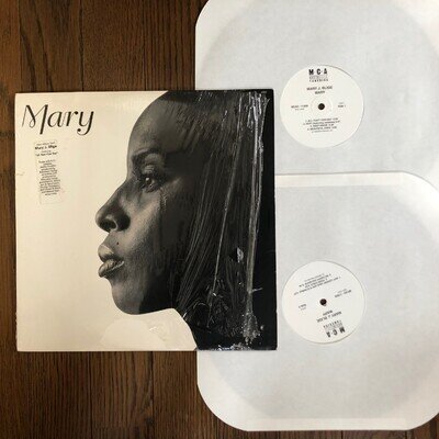 Mary J. Blige - Mary, MCA MAC211929 Vinyl 2LP Records US Original Edition Shrink