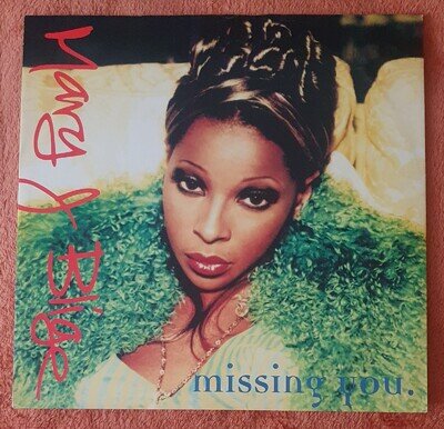12 inch Vinyl Record By Mary J Blige with the track Missing You