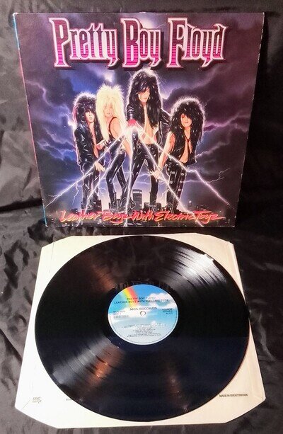 Pretty Boy Floyd - Leather Boyz With Electric Toys Vinyl LP 1989 (MCA-6341)