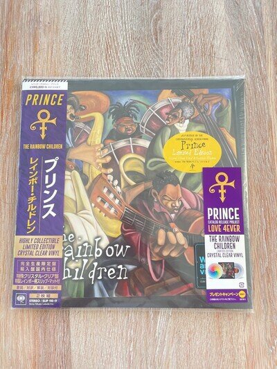 Prince The Rainbow Children Japanese Ltd Ed Double Purple LP's Plus Slipmat NEW