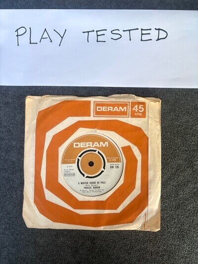 Procol Harum - A Whiter Shade Of Pale / Lime Street Blues 7" 45 Vinyl