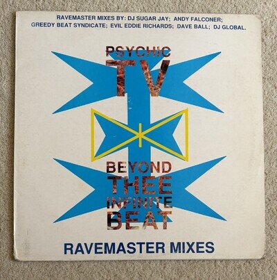 Psychic TV Beyond Thee Infinite Beat (Ravemaster Mixes) TOPY 051 UK 1990 2 x 12”